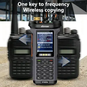 luiton dp4800e – 20w dual‑mode hybrid two‑way radio | public network + analog, gps locating, sos & type‑c fast charging