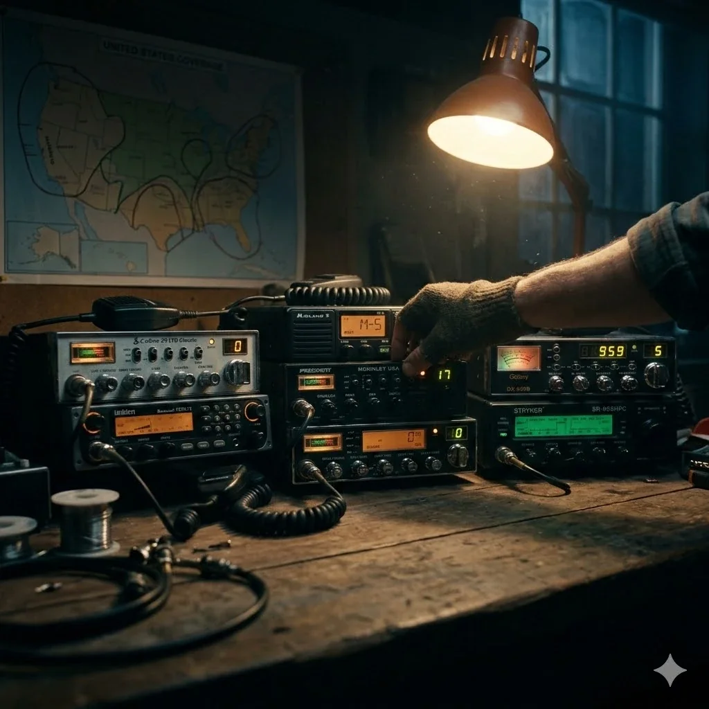 Luiton vs Uniden CB Radio brands comparison - Luiton LT-5558B LT-778 and Uniden Bearcat radios