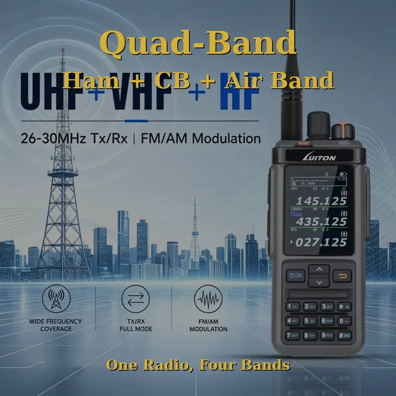 LUITON LT-1000PRO quad-band handheld radio