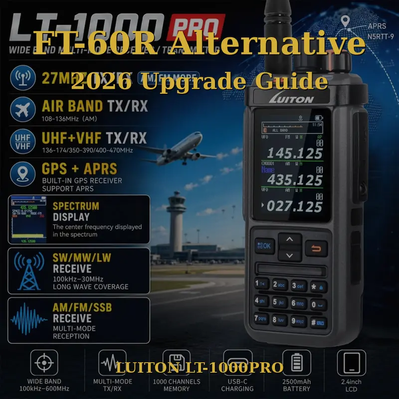 LUITON LT-1000PRO quad-band handheld radio