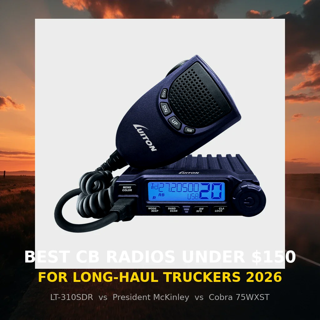 Best CB Radios Under 50 for Long-Haul Truckers 2026