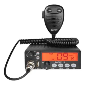 large lcd screen cb radio with usb interface multiple adjustable backlights, preset channel programmable, tot and 40 channels|luiton|barly Ⅱ