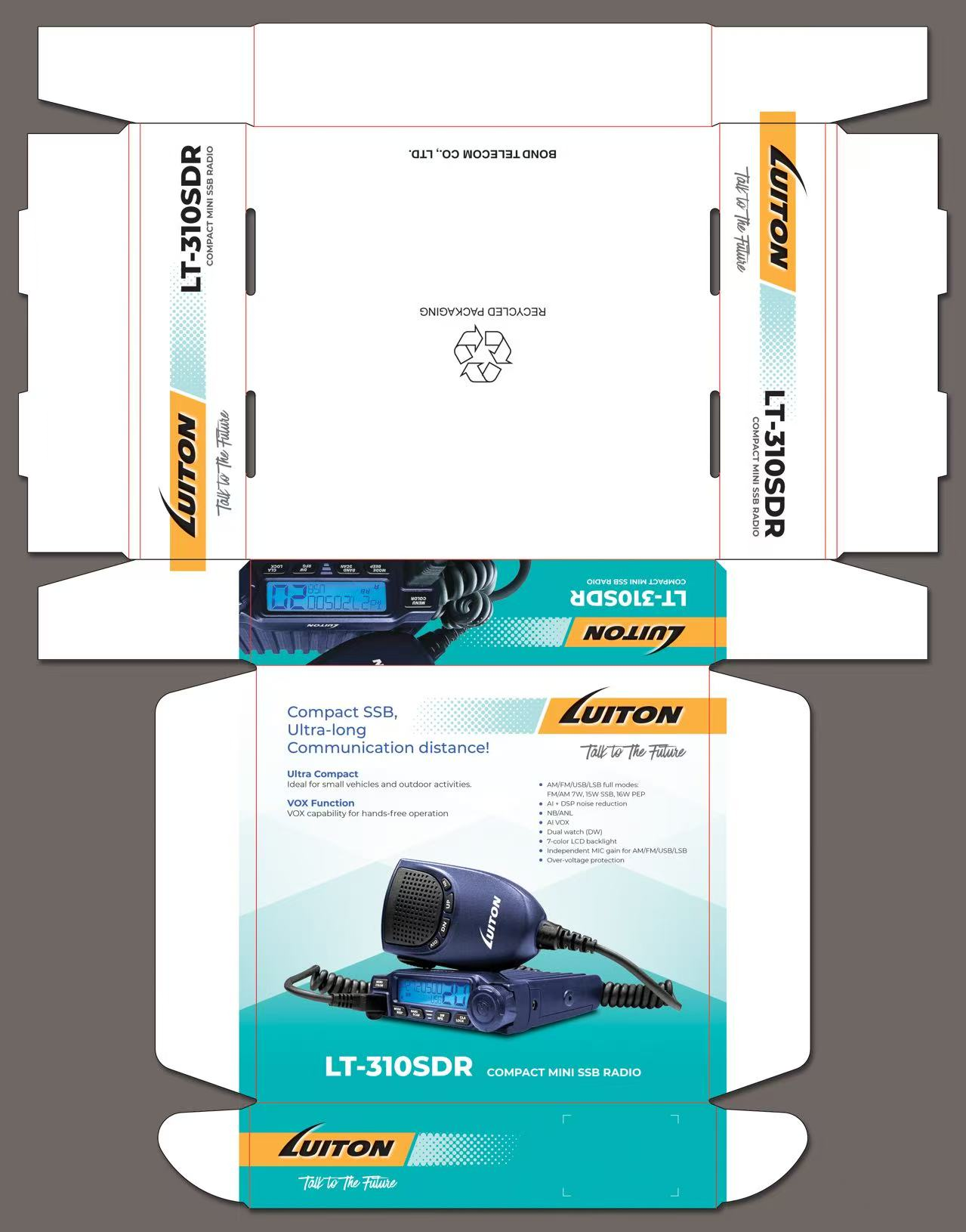luiton lt 310sdr 15w ptt mini ssb radio