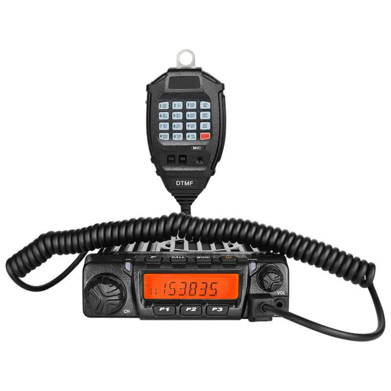 ricetrasmettitore mobile vhf/uhf con funzione di scansione di 200 canali, allarme di emergenza, walkie talkie montato sul veicolo|luiton|lt 580